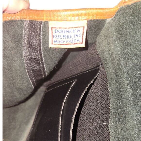 Dooney & Bourke Vintage Black Pebbled Leather Crossbody Purse Shoulder Bag - Picture 11 of 15